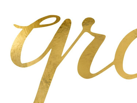 Zawieszki Bride Groom, złoty (1 op. / 2 szt.)