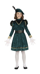 STRÓJ PAZIA ZIELONY SUKIENKA