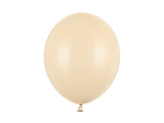 BALONY 30 CM PASTEL ALABASTER KREMOWY 100 SZT