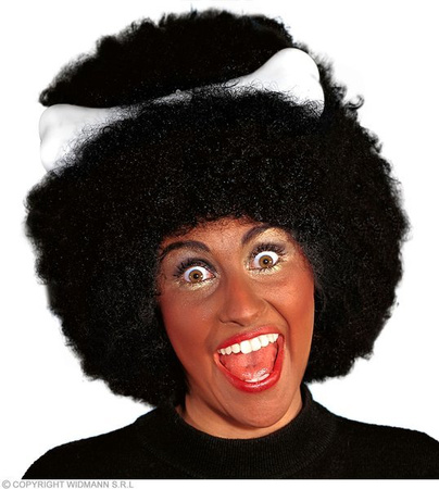 PERUKA AFRO Z KOŚCIĄ