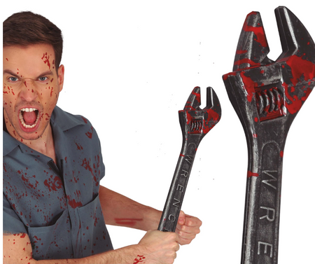 ZAKRWAWIONY SZTUCZNY KLUCZ 45 CM