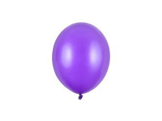 BALONY STRONG 12 CM METALIZOWANE PURPUROWE 100 SZT