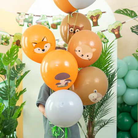 BALONY LATEKSOWE LEŚNI PRZYJACIELE 30 CM 8 SZT.