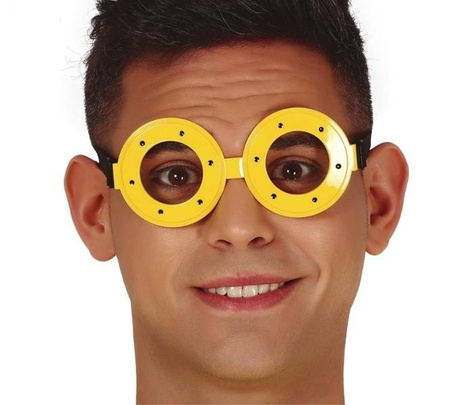 OKULARY ŻÓŁTE OKRĄGŁE