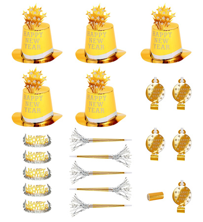 ZESTAW SYLWESTROWY ZŁOTY