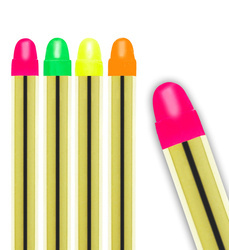 KREDKI DO MALOWANIA CIAŁA NEONOWE 5 SZT