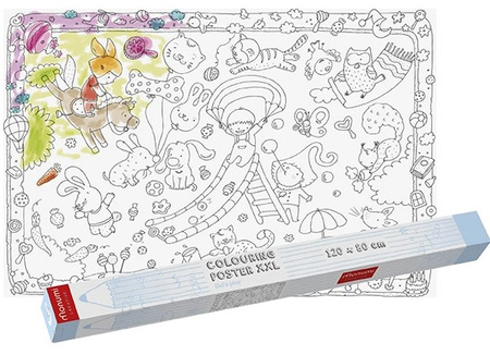 KOLOROWANKA PODŁOGOWA ZABAWA XXL
