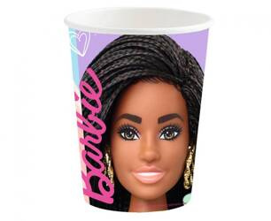 KUBECZKI PAPIEROWE BARBIE SWEET LIFE 250 ML 8 SZT