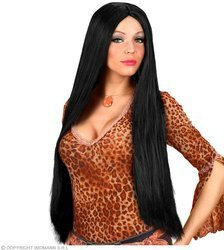 PERUKA EXTRA LONG CZARNE
