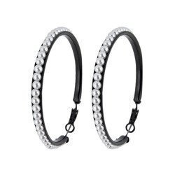 KOLCZYKI KOŁA Z PEREŁKAMI