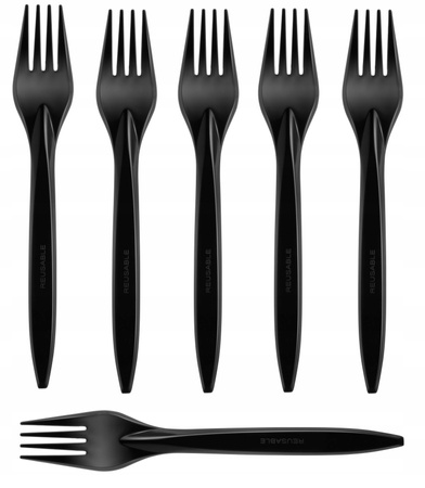 WIDELCE WIELORAZOWE CZARNE 18 CM 8 SZT