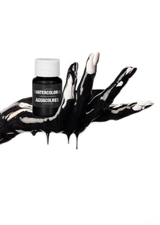 ZESTAW FARBEK DO CIAŁA BIAŁA I CZARNA