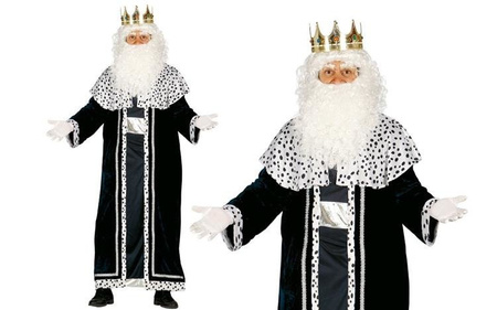 STRÓJ KRÓLA GRANATOWY