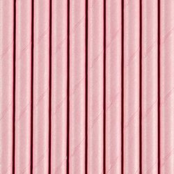 SŁOMKI PAPIEROWE J. RÓŻ 10szt.