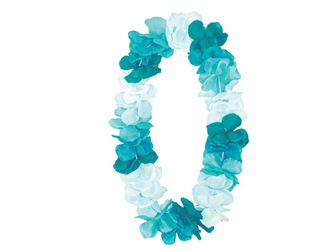 NASZYJNIK HAWAJSKI TURKUSOWY 115 CM