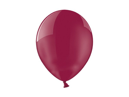 BALONY LATEKSOWE 23 CM CRYSTAL BORDO 100 SZT