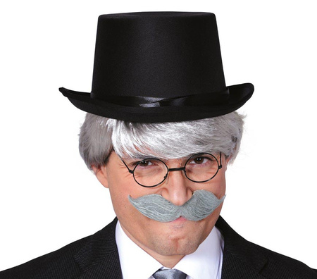 CYLINDER FILCOWY CZARNY