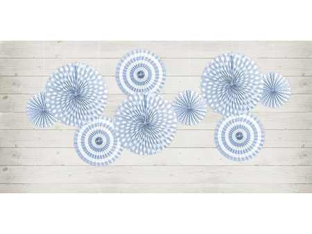 ROZETY DEKORACYJNE JASNY CHABROWY 3 szt.