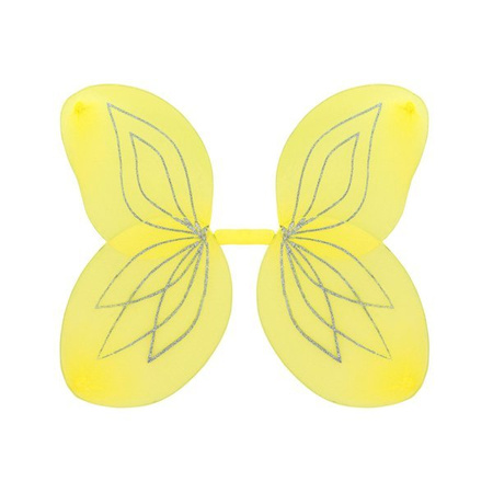 SKRZYDŁA ŻÓŁTE BROKATOWE