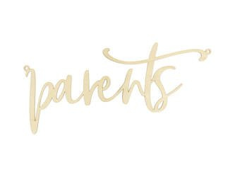 ZAWIESZKA NA KRZESŁO DREWNIANA PARENTS