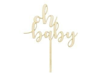 TOPPER DREWNIANY OH BABY 17 CM