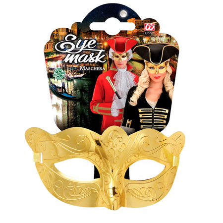 MASKA KARNAWAŁOWA ZŁOTA