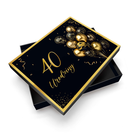 PUDEŁKO PREZENTOWE 40 URODZINY 