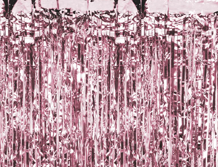 KURTYNA RÓŻOWE ZŁOTO 100 X 200 CM