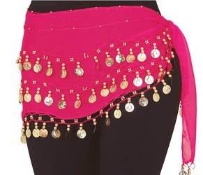 SPÓDNICZKA TANCERKI BRZUCHA RÓŻOWA