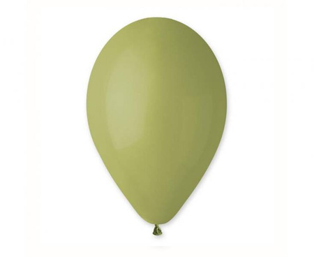 BALONY LATEKSOWE 100 SZT 30 CM PASTEL ZIELONE OLIWKOWE 