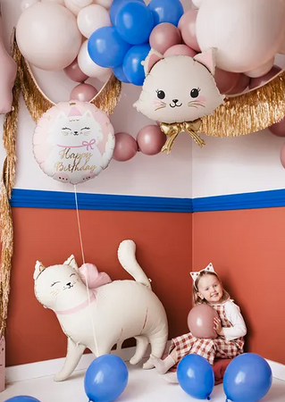 Balon foliowy Kotek, 50x60 cm, mix