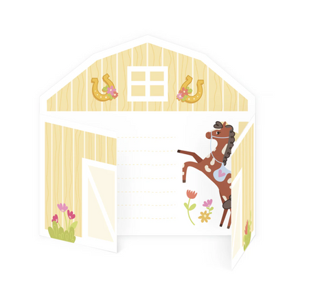 ZAPROSZENIE NA IMPREZĘ KONIKI 6 SZT