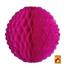 KULA BIBUŁOWA CIEMNY RÓŻ