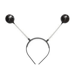 OPASKA CZUŁKI CZARNA BROKATOWA