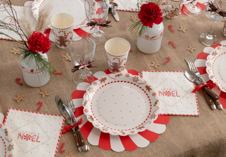 KUBECZKI PAPIEROWE ŚWIĄTECZNE SŁODKOŚCI 270 ML 10 SZT