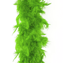 BOA Z PIÓR ZIELONE 190CM