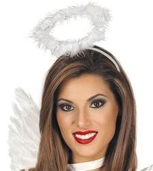 AUREOLA BIAŁA Z PIÓRAMI