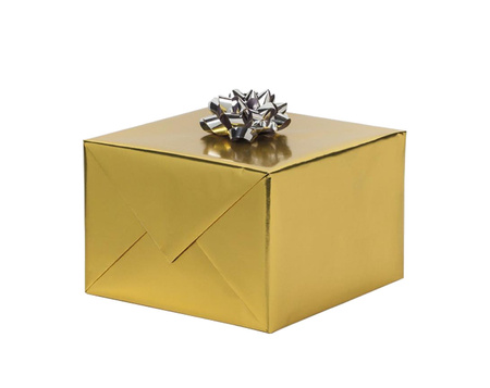 PAPIER PREZENTOWY ZŁOTY 200X70CM GŁADKI