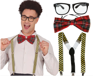 ZESTAW NERD SZELKI MUSZKA OKULARY