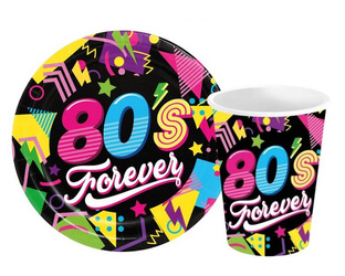 ZESTAW TALERZYKI I KUBECZKI LATA 80