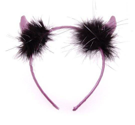 OPASKA ROGI DIABŁA RÓŻOWO CZARNE