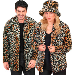 KURTKA PLUSZOWA LEOPARD UNISEX