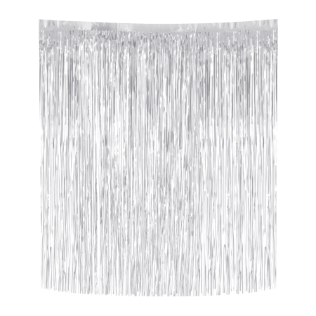 WŁOSY ANIELSKIE NA CHOINKĘ SREBRNE 33 X 50 CM