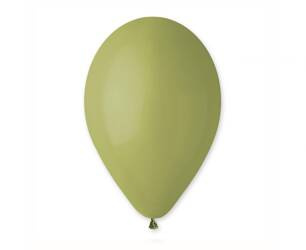 BALONY LATEKSOWE 100 SZT 30 CM PASTEL ZIELONE OLIWKOWE