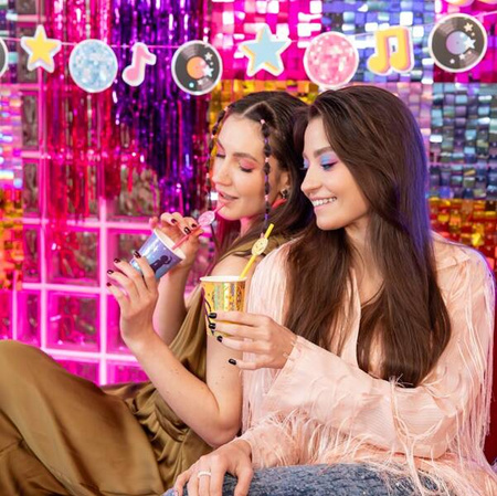 KUBEK RETRO DISCO 220 ML 6 SZT.