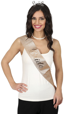 SZARFA BRIDE PANNA MŁODA 78 CM