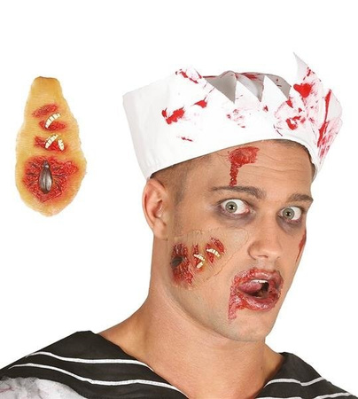 RANA BLIZNA Z ROBAKAMI