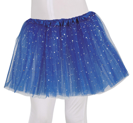 SPÓDNICZKA TUTU GRANATOWA W GWIAZDKI 30 CM