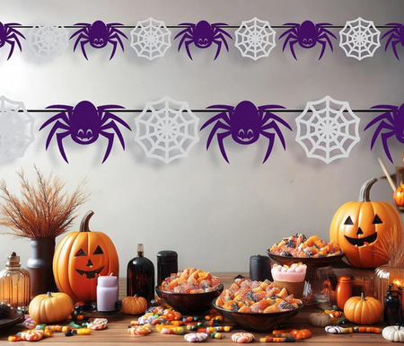 GIRLANDA HALLOWEENOWA PAJĄK  300CM 