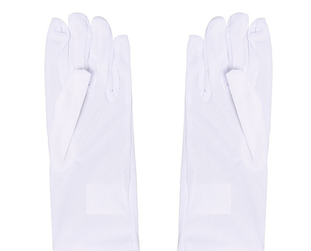 GLOVES, 23 CM, WHITE 